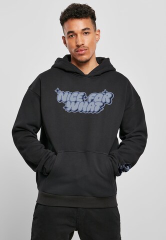 MT Upscale Sweatshirt 'Nice for what' in Black: front