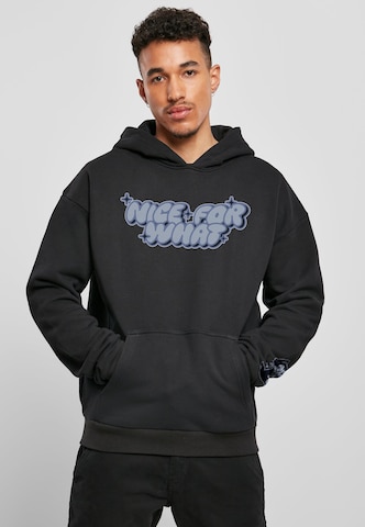 MT Upscale Sweatshirt 'Nice for what' in Zwart: voorkant