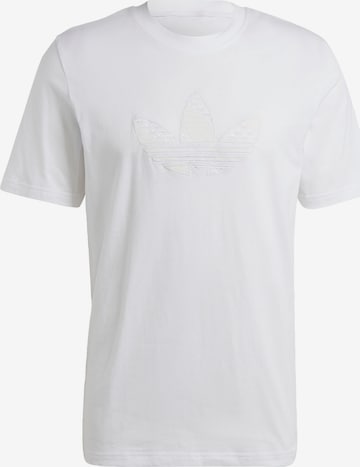 ADIDAS ORIGINALS T-Shirt 'Graphics Monogram' in Weiß: predná strana