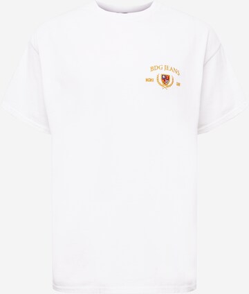 BDG Urban Outfitters Tričko – bílá: přední strana