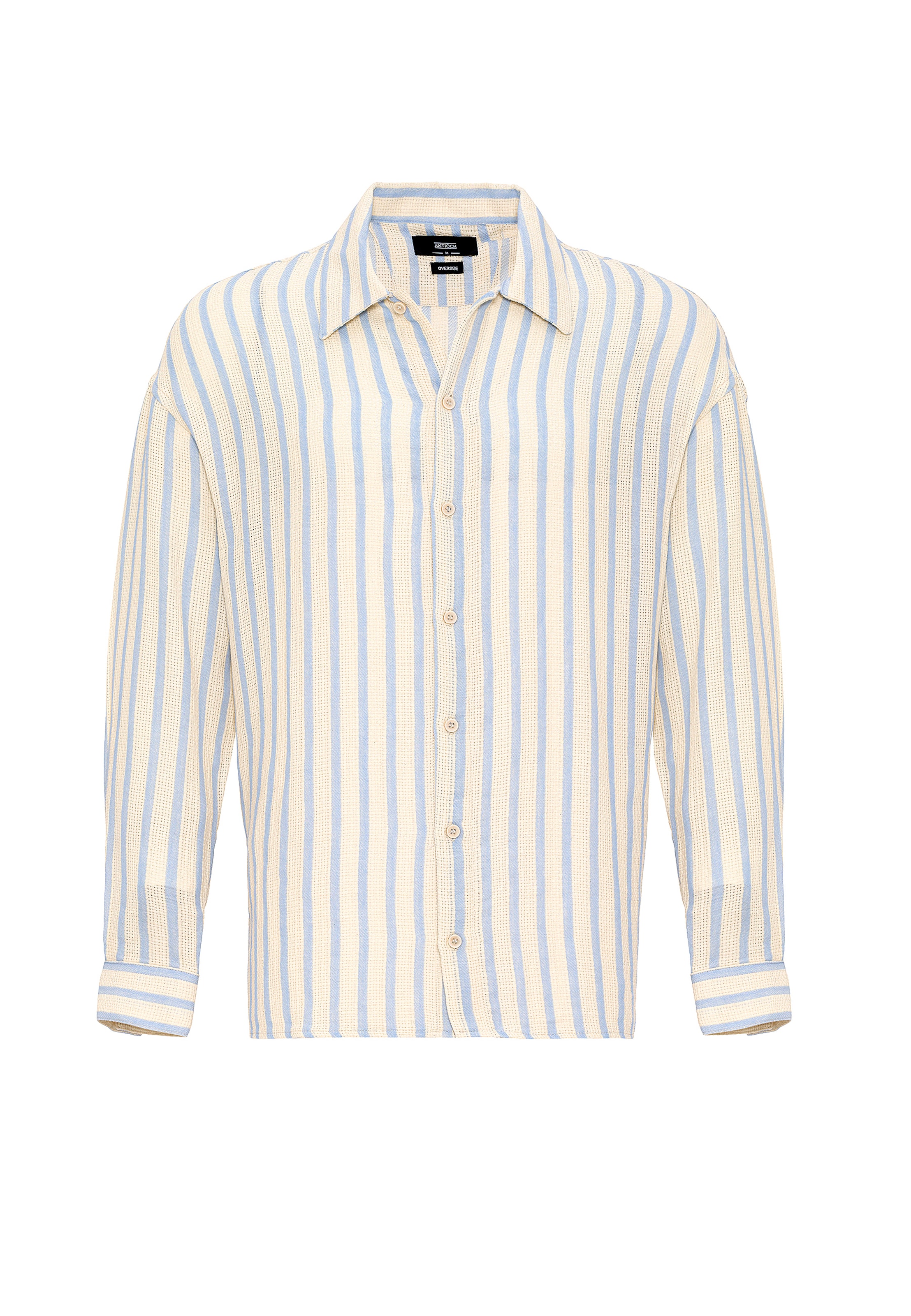 Antioch Button Up Shirt in Blue / Light yellow, Item view