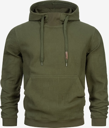 INDICODE JEANS Pullover 'Jody' in Grün: Vorderseite