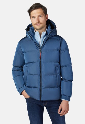 HECHTER PARIS Winterjas 'Field' in Blauw: voorkant