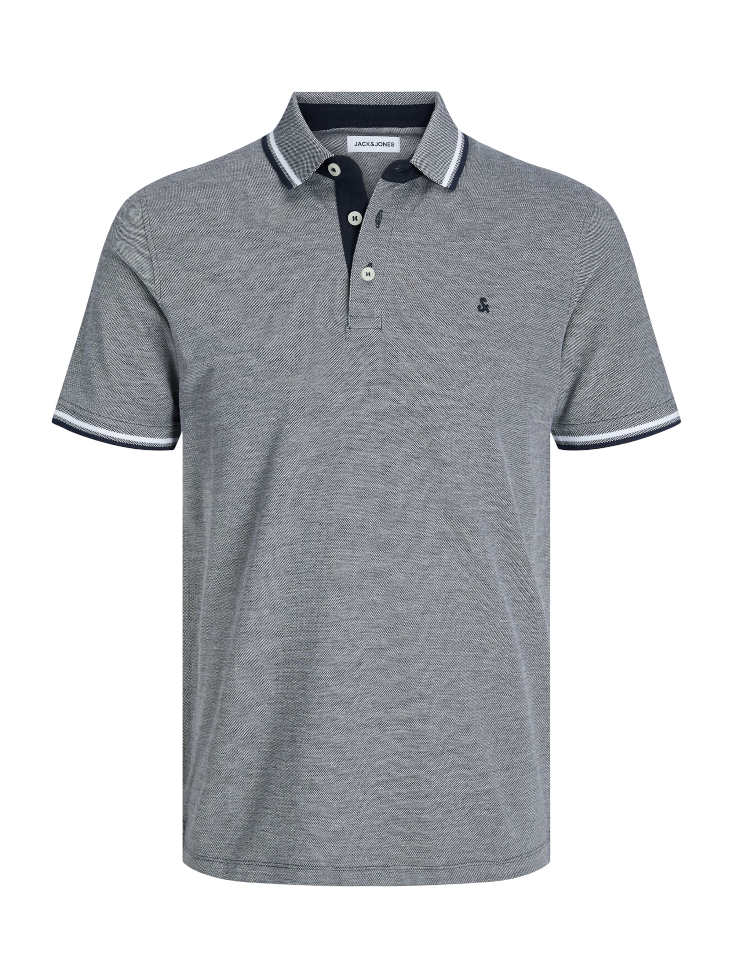 JACK & JONES Póló 'JWHPAULOS' - kék: elől