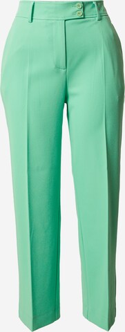 Someday Regular Pleated Pants in Green: front