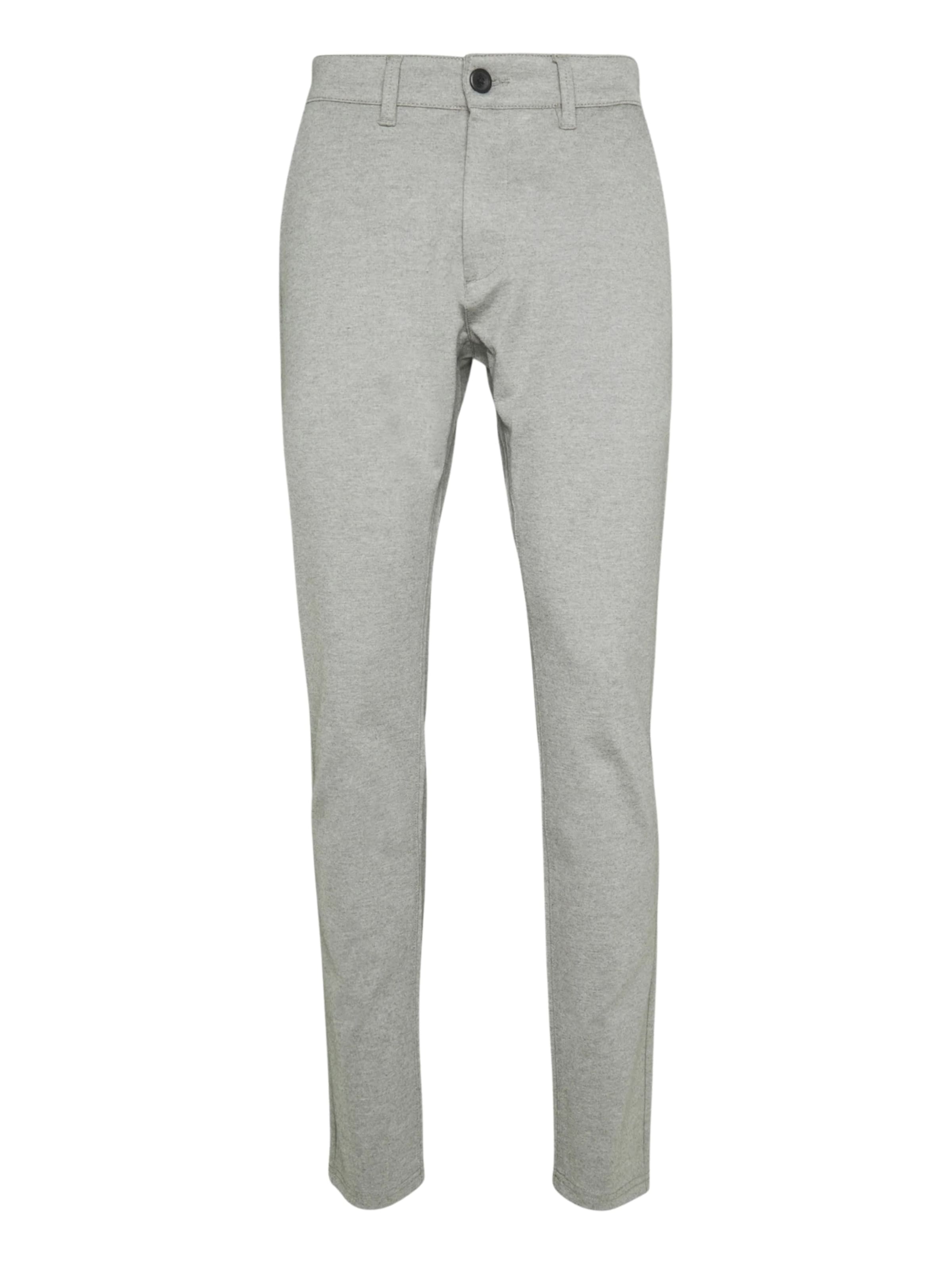 Denim Project Normální Kalhoty ' Ponte ' – šedá: přední strana