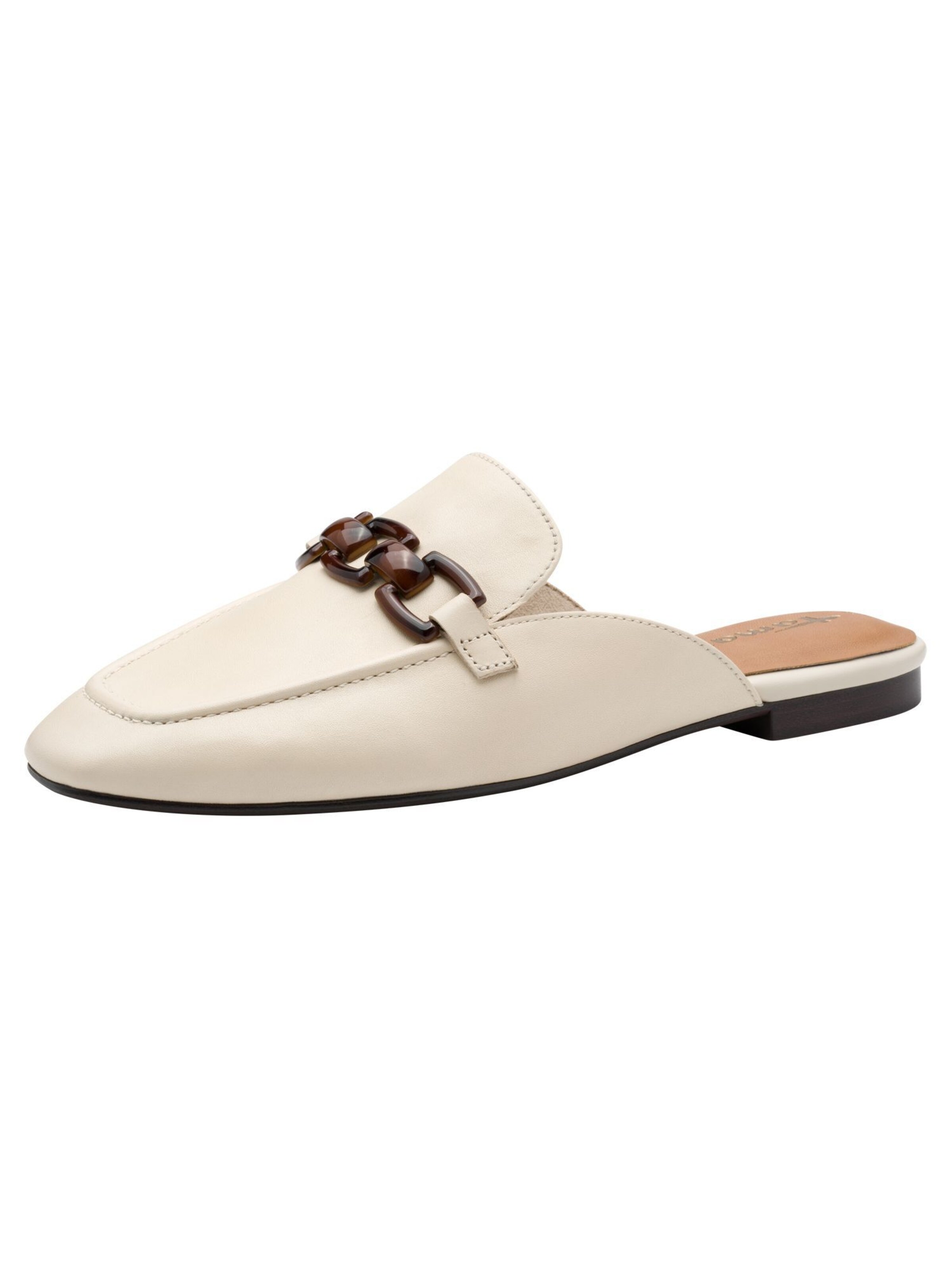 Tamaris Mule in Beige: front