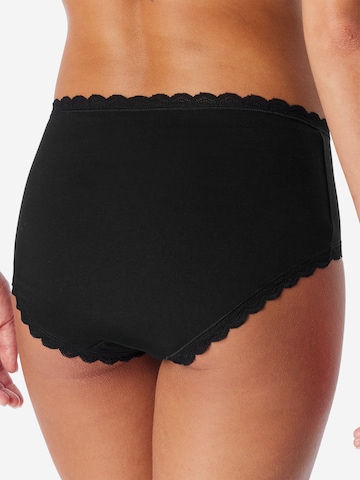 uncover by SCHIESSER Slip ' Cotton Lace ' in Zwart