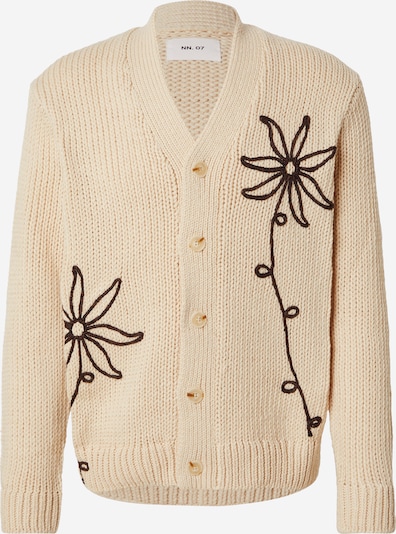 NN07 Cárdigan 'Mika' en beige / chocolate, Vista del producto