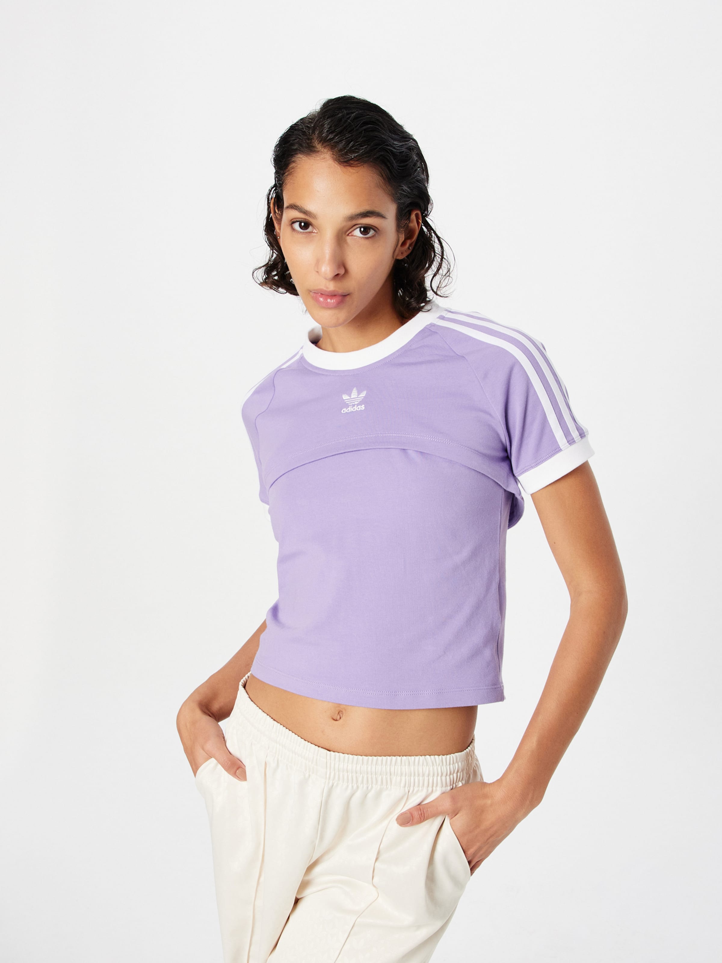 ADIDAS ORIGINALS Shirt Always Original in Purple ABOUT YOU