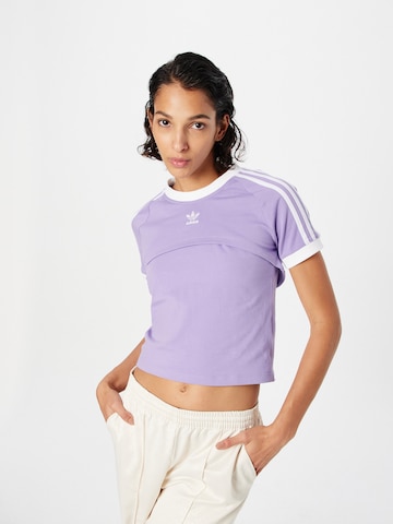 ADIDAS ORIGINALS - Camisa 'Always Original' em roxo: frente