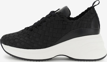 Baskets basses CAFè NOIR en noir : devant