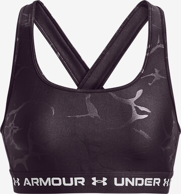 Soutien-gorge de sport UNDER ARMOUR en violet : devant