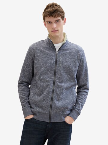 TOM TAILOR Sweatjacke in Grau: predná strana