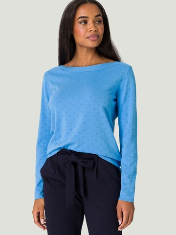 zero Sweater in Blue: front