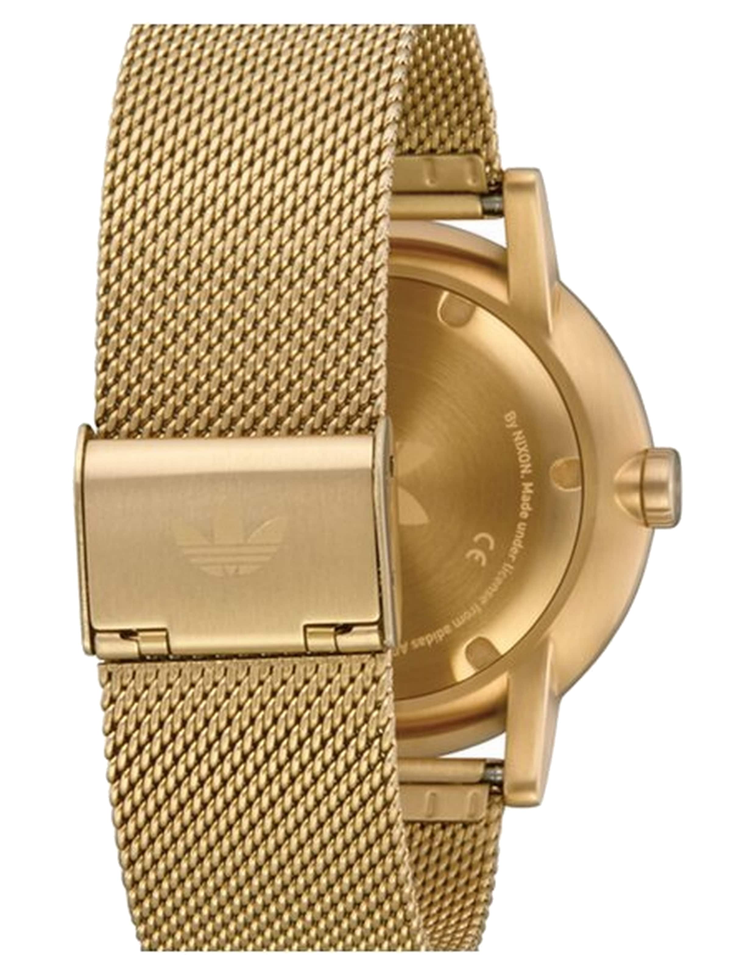 ADIDAS ORIGINALS Analoog horloge 'District' in Goud