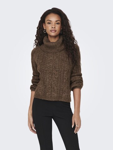 ONLY Sweater in Brown: front