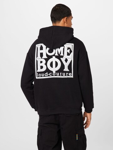 Sweat-shirt 'Old School' HOMEBOY en noir : devant