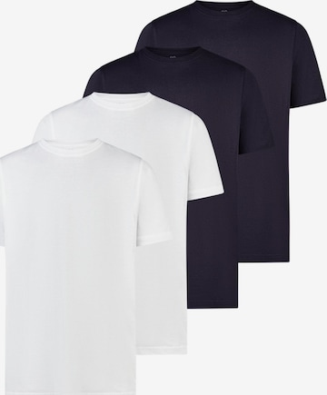 LERROS Shirt 'Basic' in Blau: Vorderseite