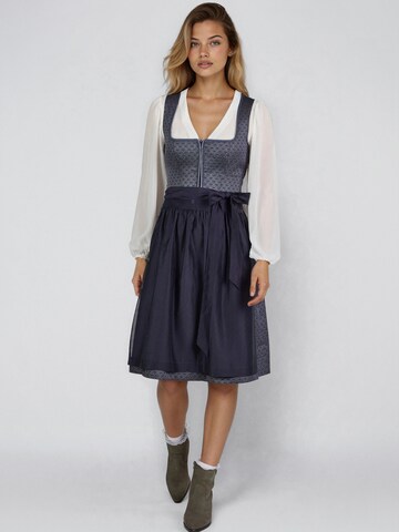 Dirndl 'Heilbach' SPIETH & WENSKY en bleu : devant
