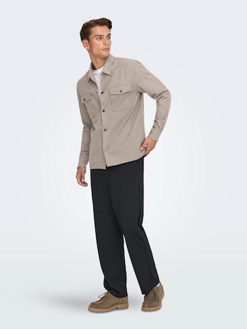 Only & Sons Between-Season Jacket 'ONSMARK' in Grey