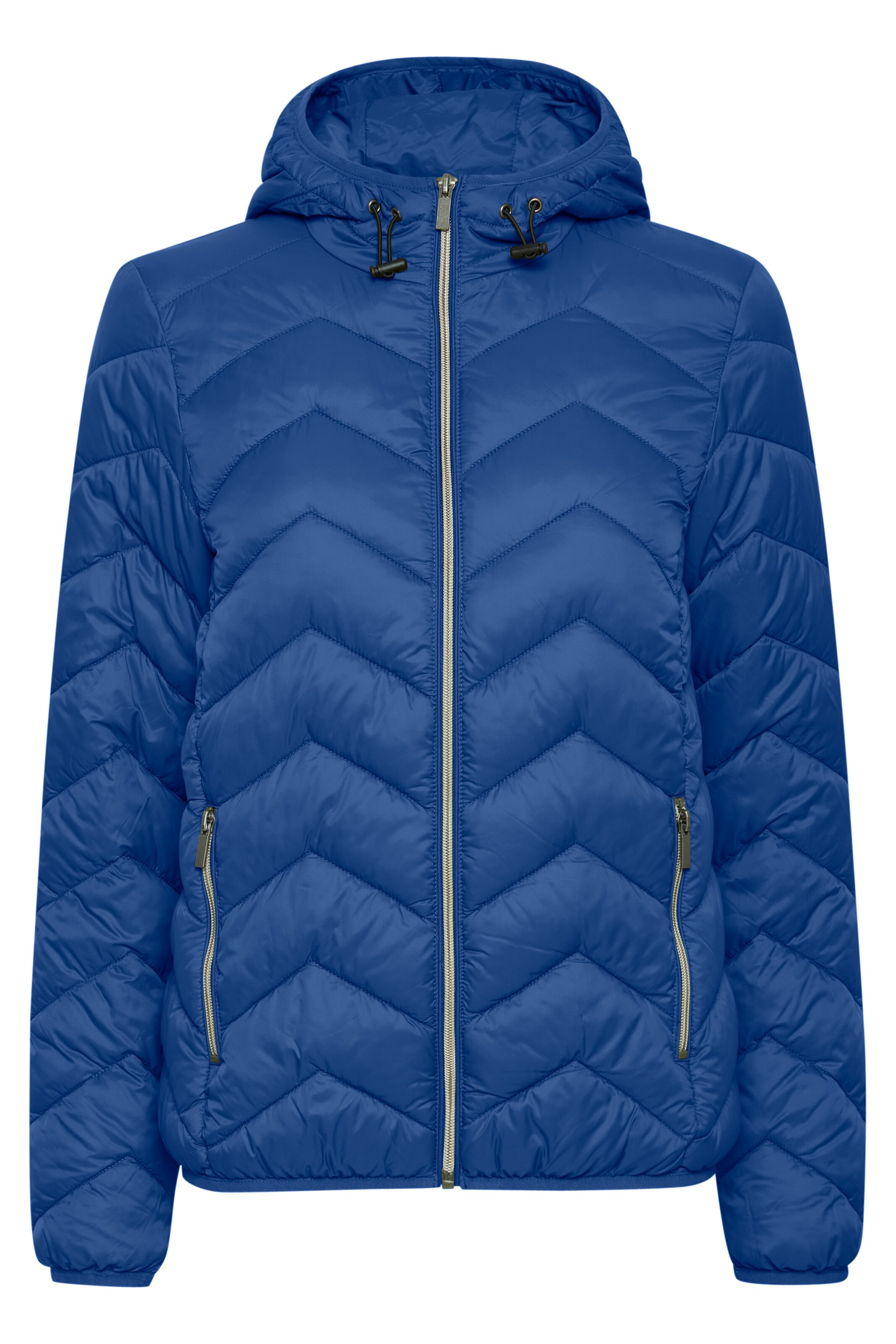 Fransa Winterjas 'BAPADDING' in Blauw: voorkant
