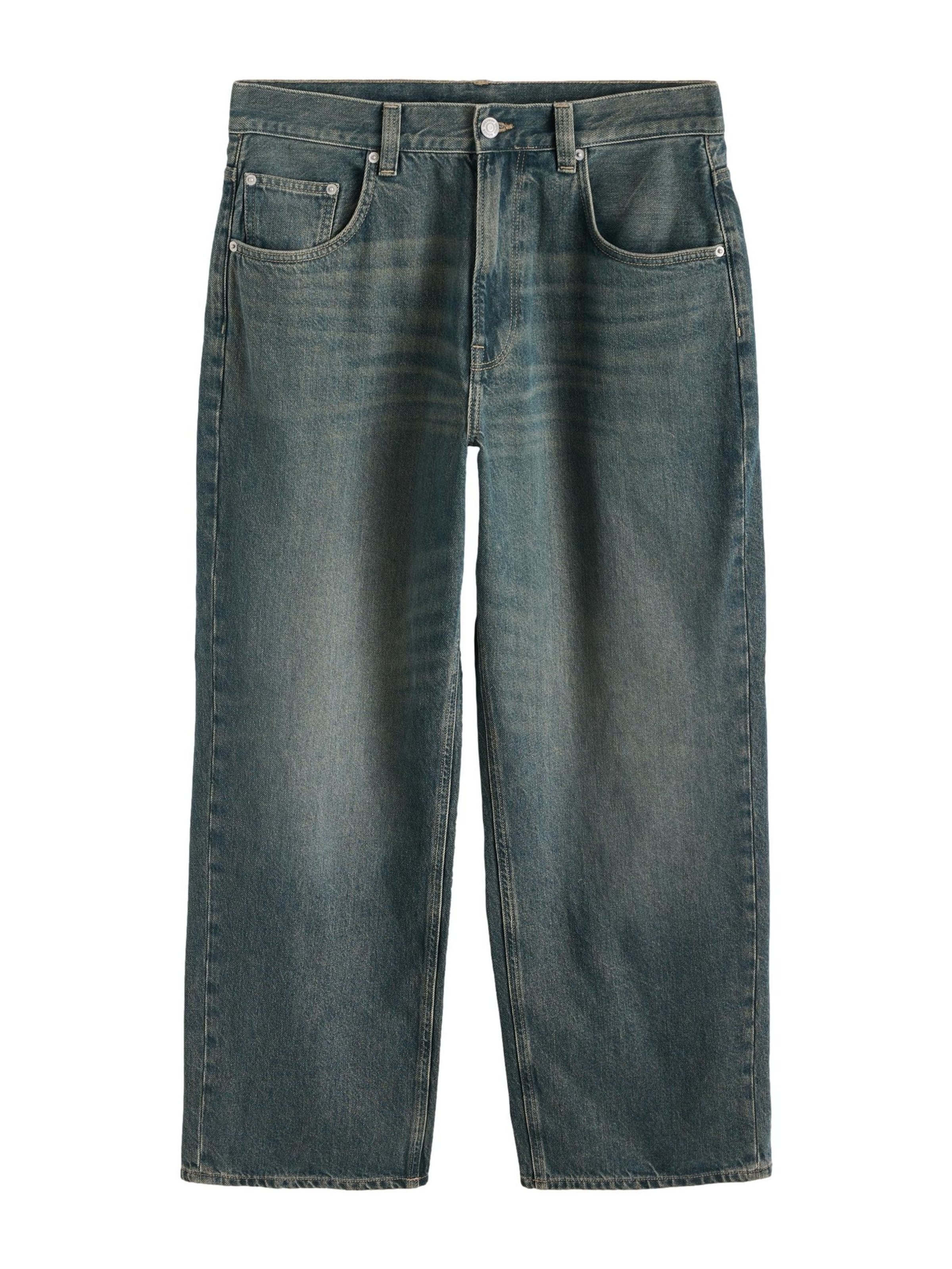 Baggy Jeans di Next in verde: frontale