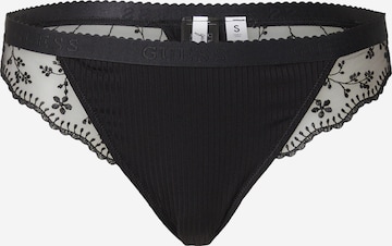 Slip 'LIVIA' GUESS en noir : devant