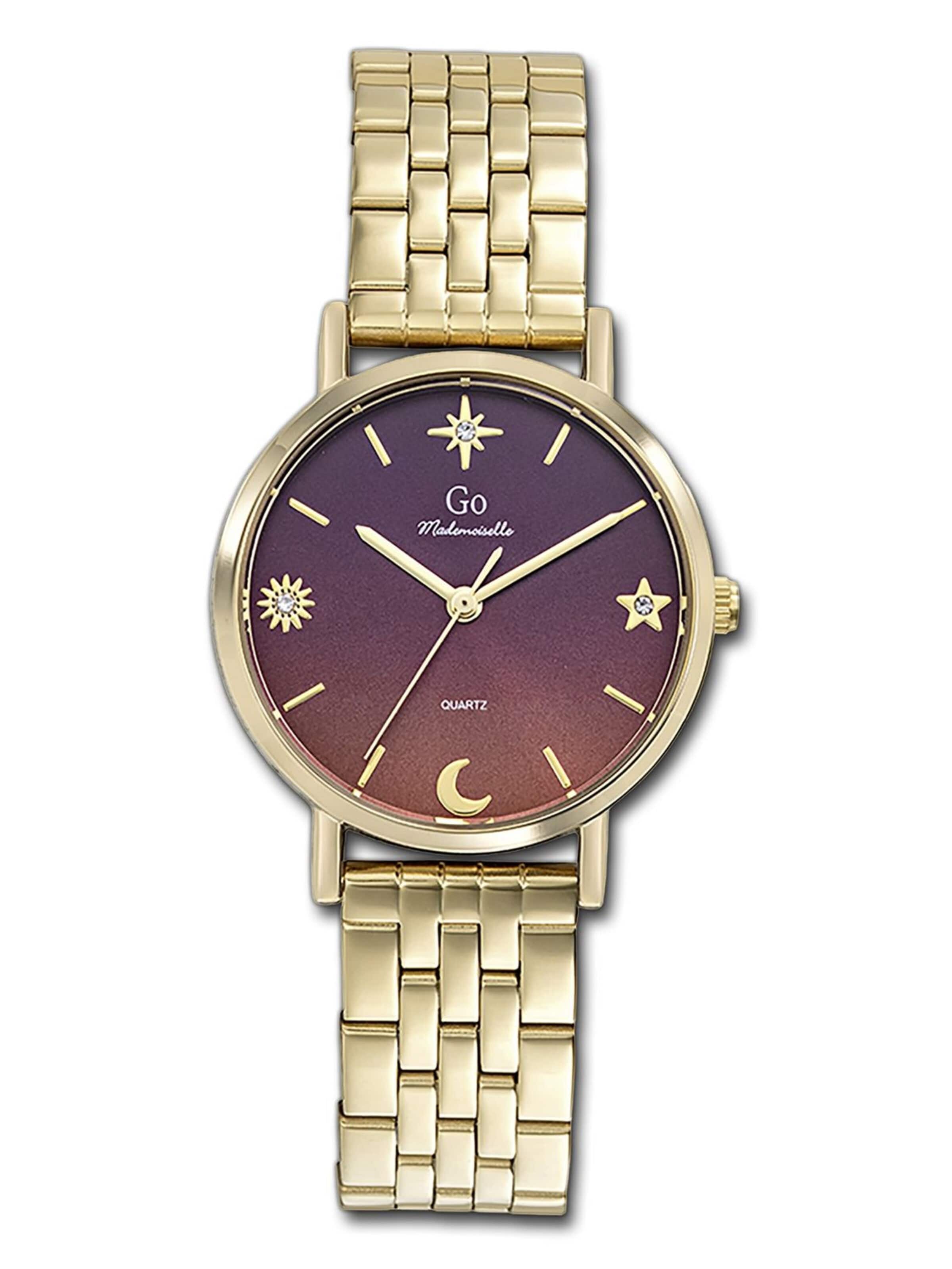 Orologio analogico di GO GirlOnly in oro: frontale