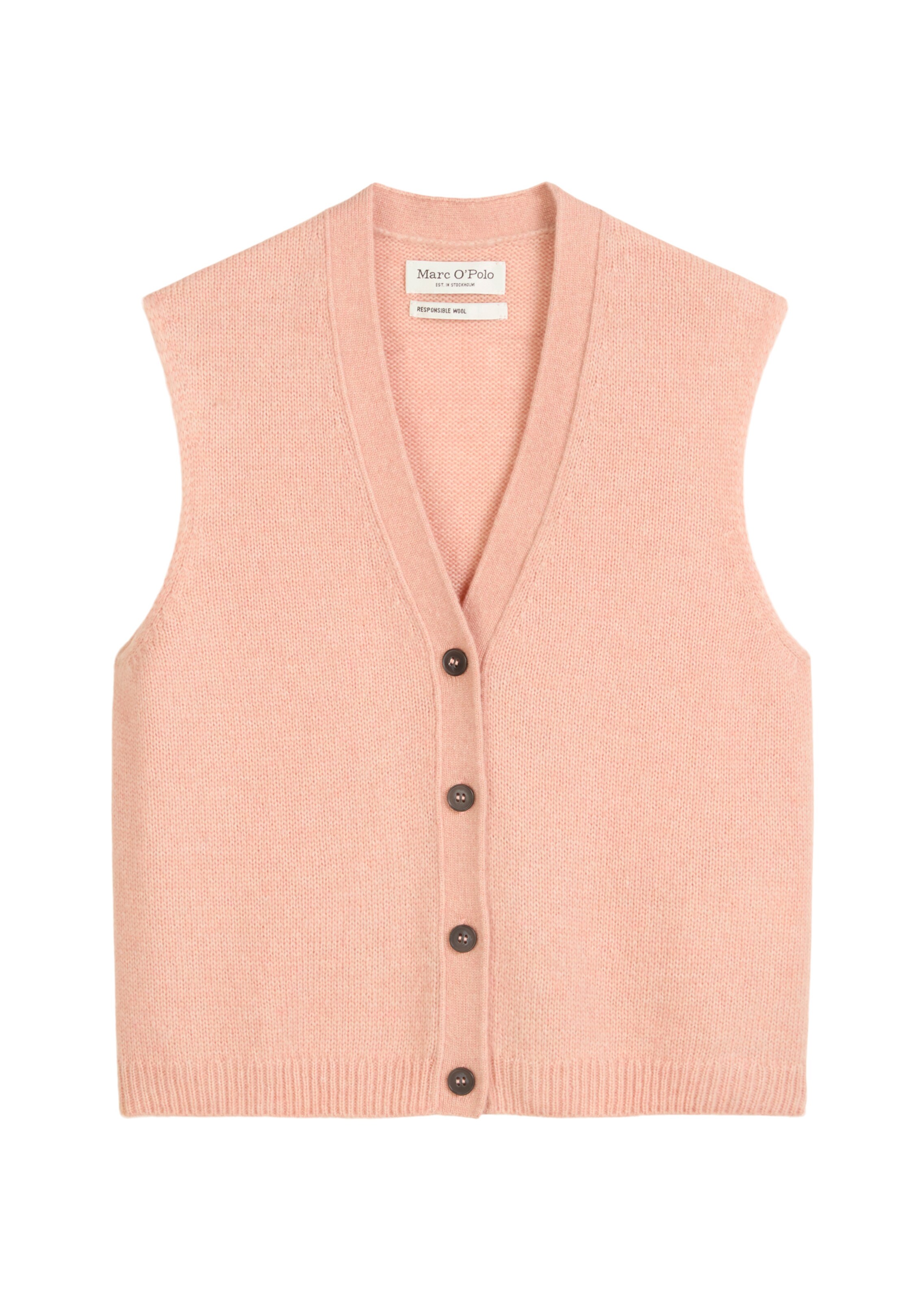 Marc O'Polo Вязаная жилетка в Оранжевый: спереди