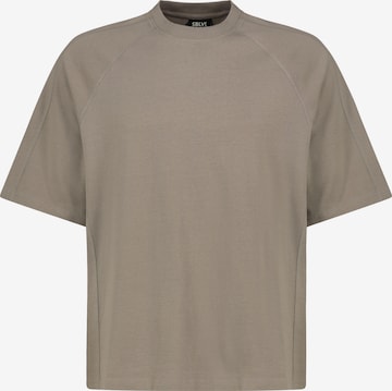 Sublevel T-Shirt in Braun: Vorderseite