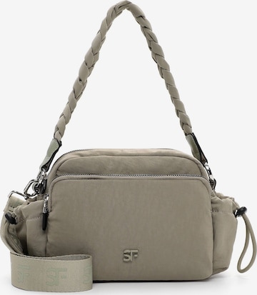 Suri Frey Schultertasche 'Abby' in Grün: Vorderseite