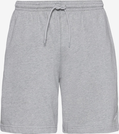 Nike Sportswear Παντελόνι 'Club' σε γκρι μελανζέ / λευκό, Άποψη προϊόντος