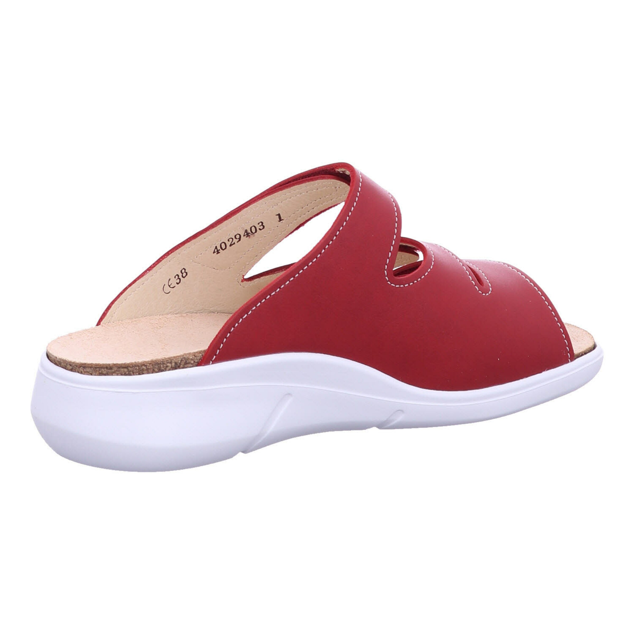 Finn Comfort Pantolette in Rot