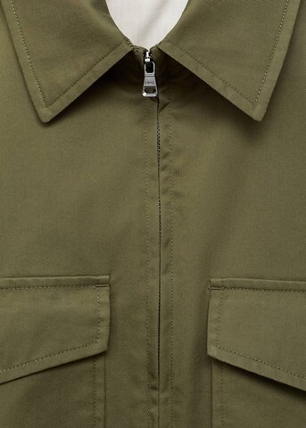 MANGO MAN Between-Season Jacket 'Curano' in Green