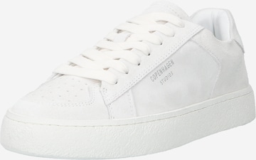 Copenhagen Platform trainers in White: front