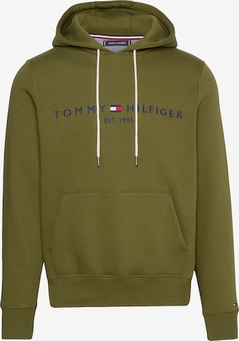 TOMMY HILFIGER Regular Fit Sweatshirt in Grün: predná strana