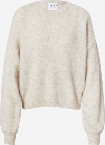 TWNS THE LABEL Pullover 'Westminster' in Beige: Vorderseite
