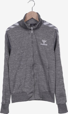 Hummel Sweatshirt & Zip-Up Hoodie in S in Grey: front