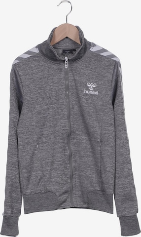 Hummel Sweatshirt & Zip-Up Hoodie in S in Grey: front