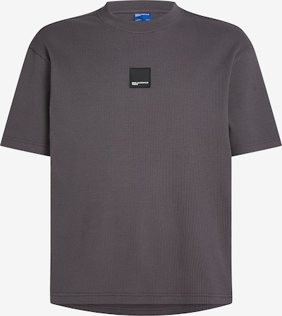 Marškinėliai 'Waffle' iš KARL LAGERFELD JEANS, spalva – tamsiai pilka, Prekių apžvalga