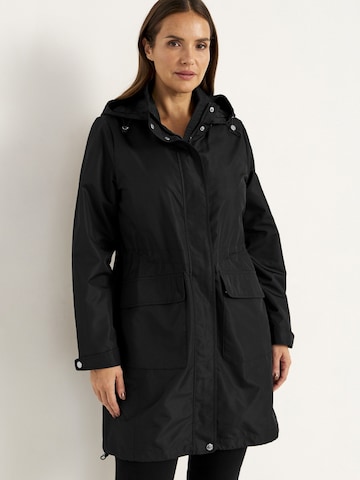 Parka mi-saison Cellbes of Sweden en noir : devant