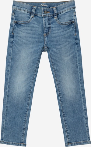 s.Oliver Slimfit Jeans 'Brad' in Blauw: voorkant