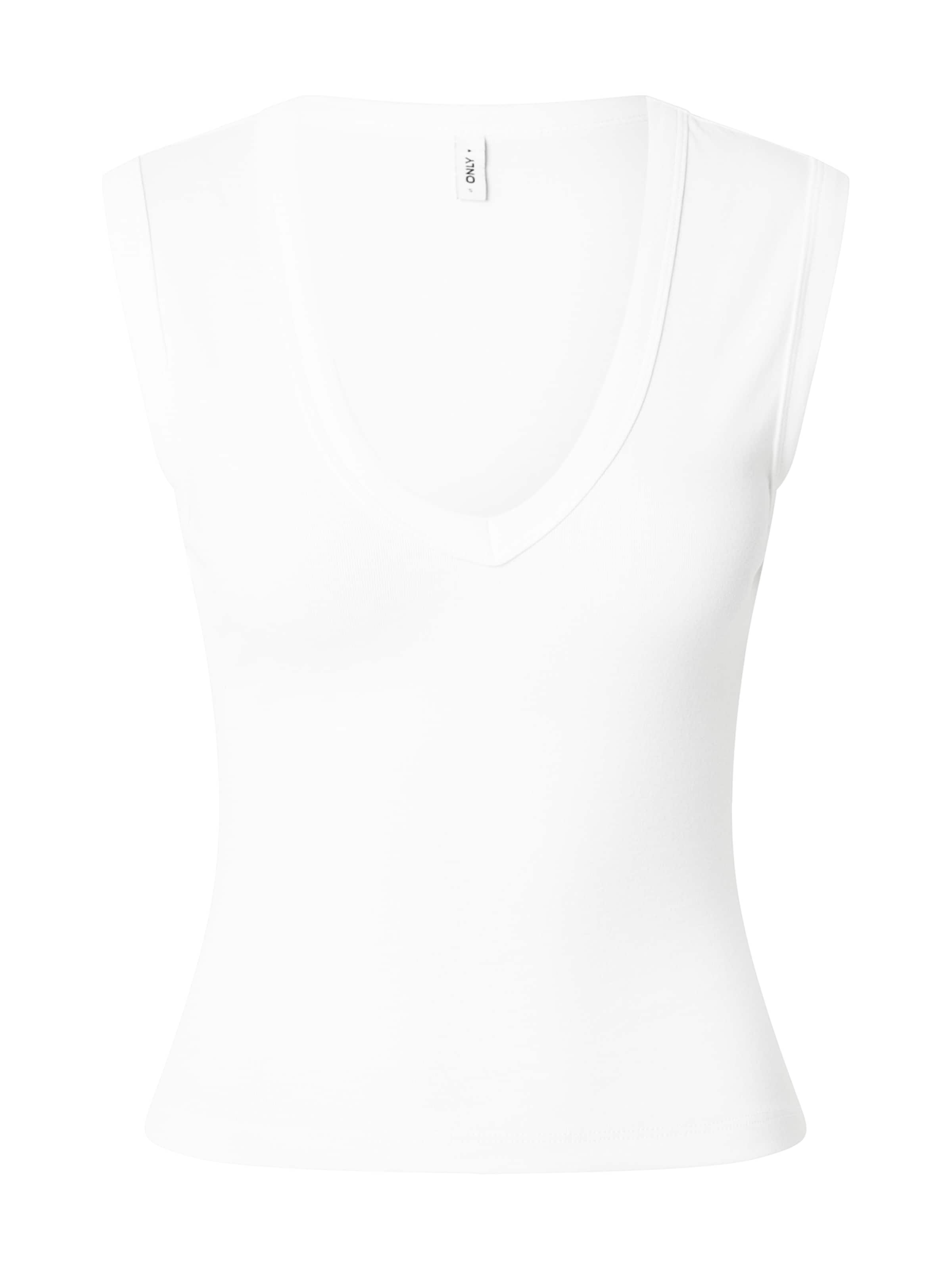 ONLY Top 'ONLMILA' in White: front