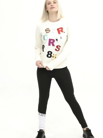 SCR. Athletic Sweater 'LELYA' in White