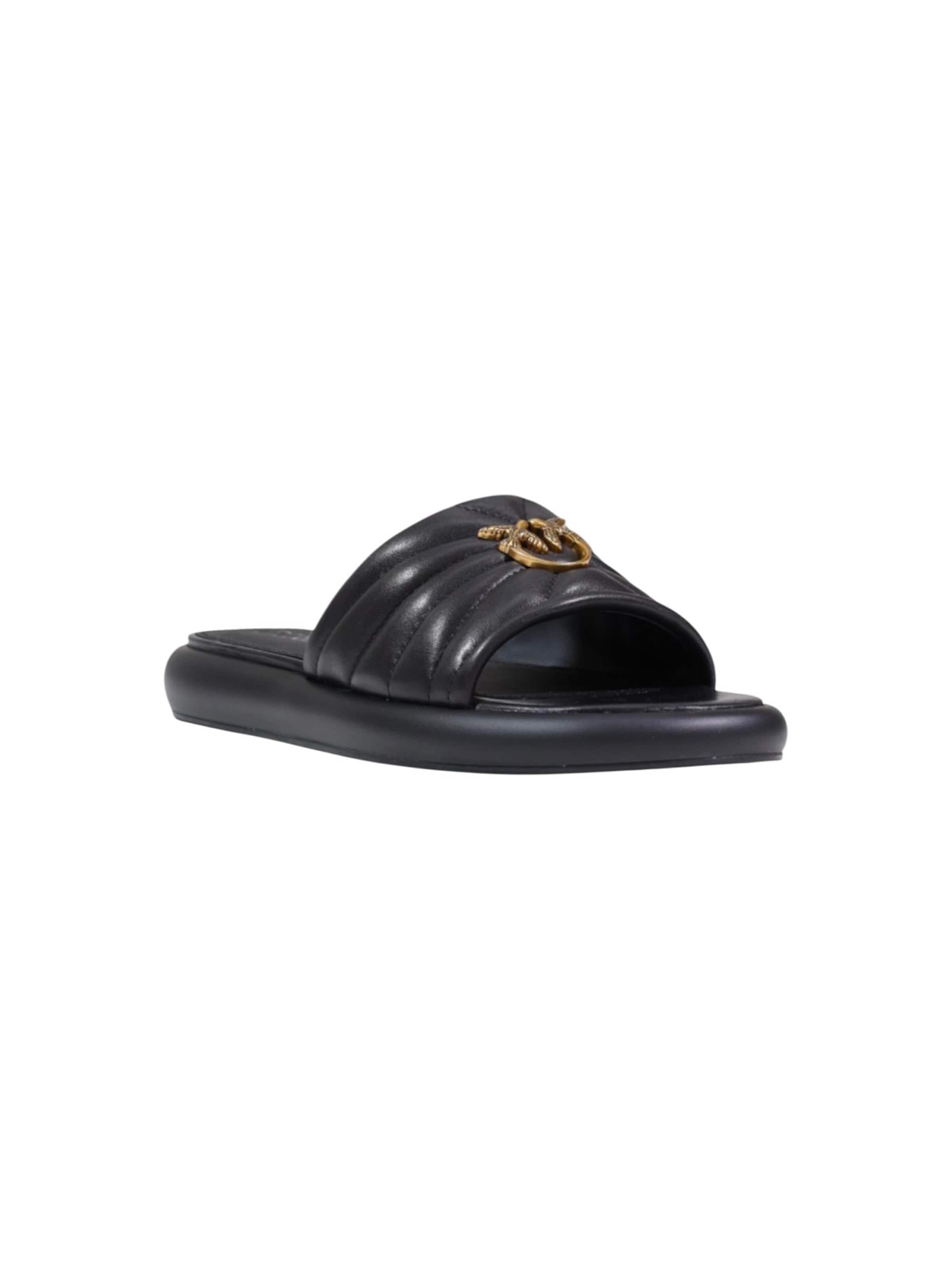 PINKO Slipper 'FIONA 03 SD0525 P003' i sort: forside