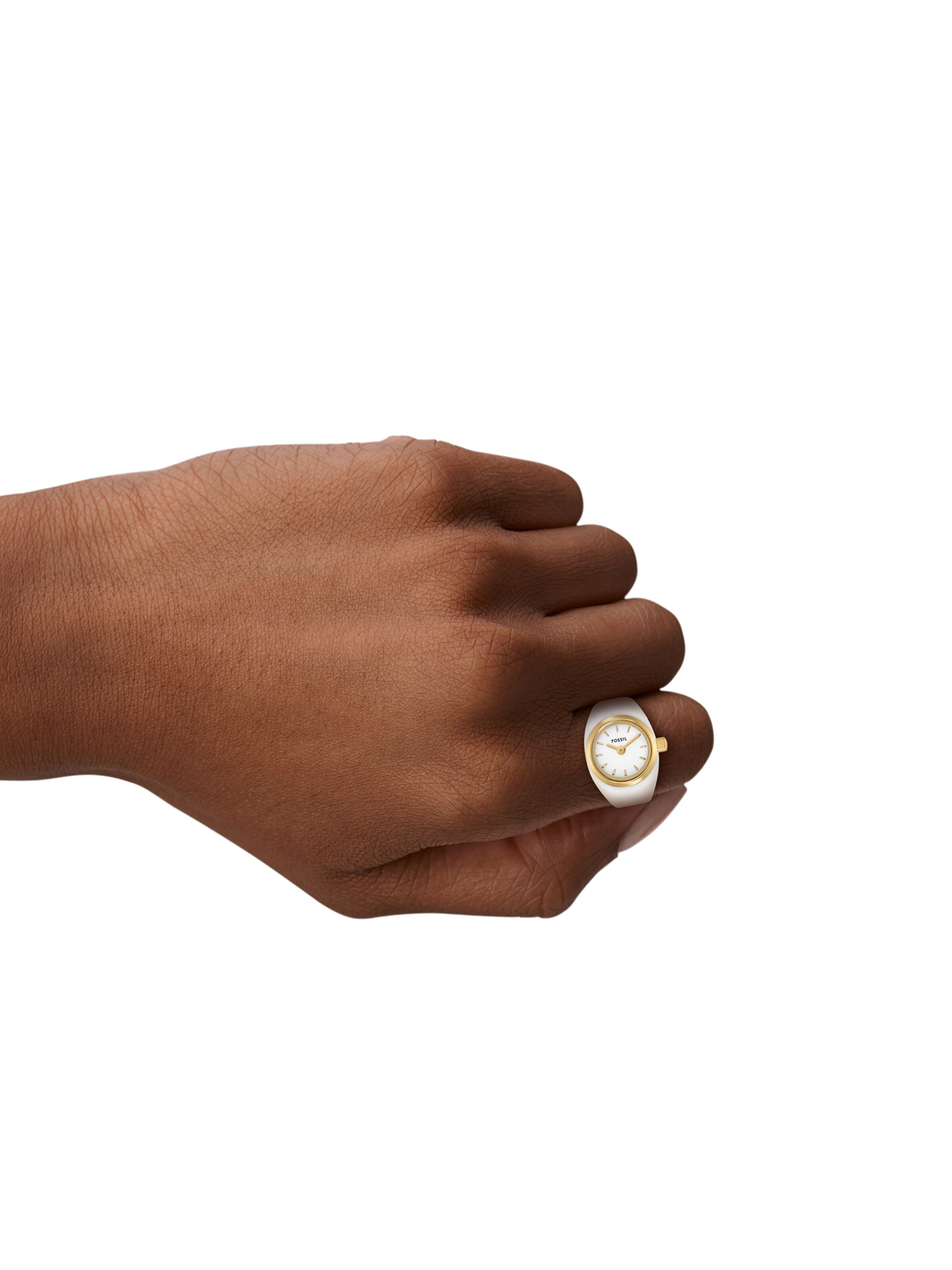 FOSSIL Analoginen kello värissä kulta: etupuoli