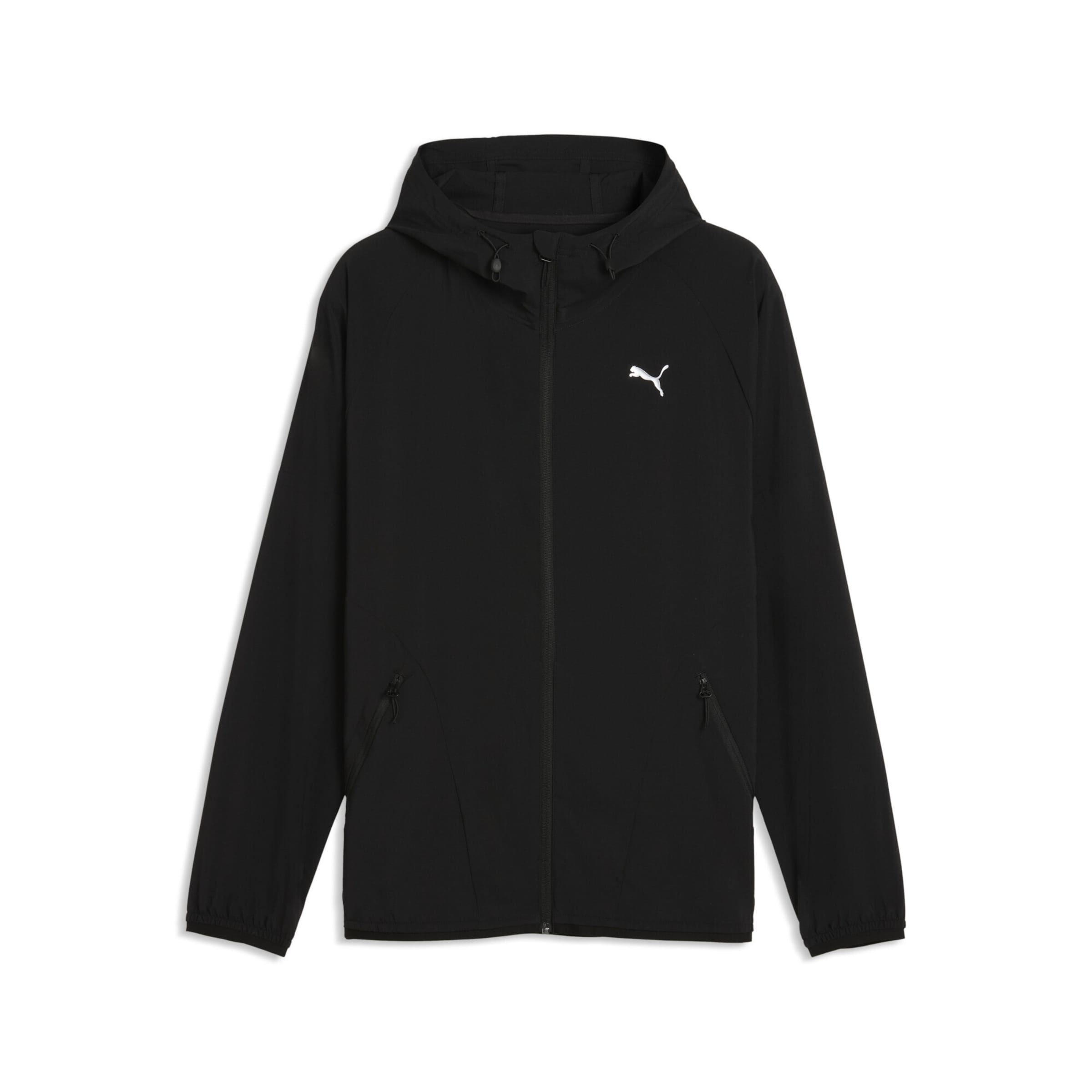PUMA Sportjas 'PWRTRAIN ' in Zwart: voorkant
