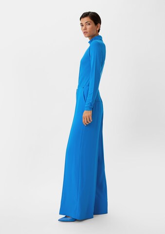 Wide Leg Pantalon COMMA en bleu