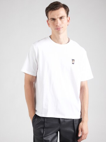 SELECTED - Camiseta 'SLH-AMIN' en blanco: frente